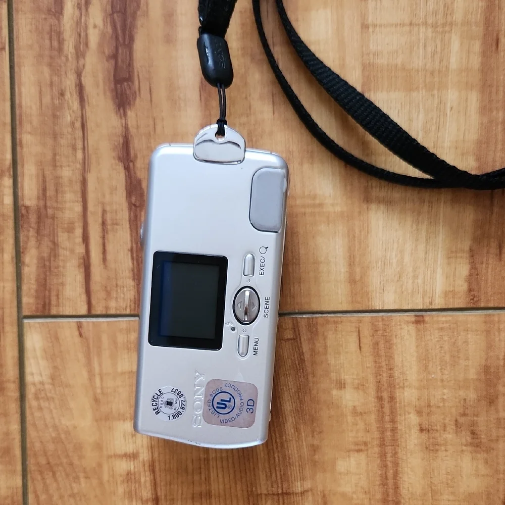 Sony Silver Digital Camera Compact and Sleek